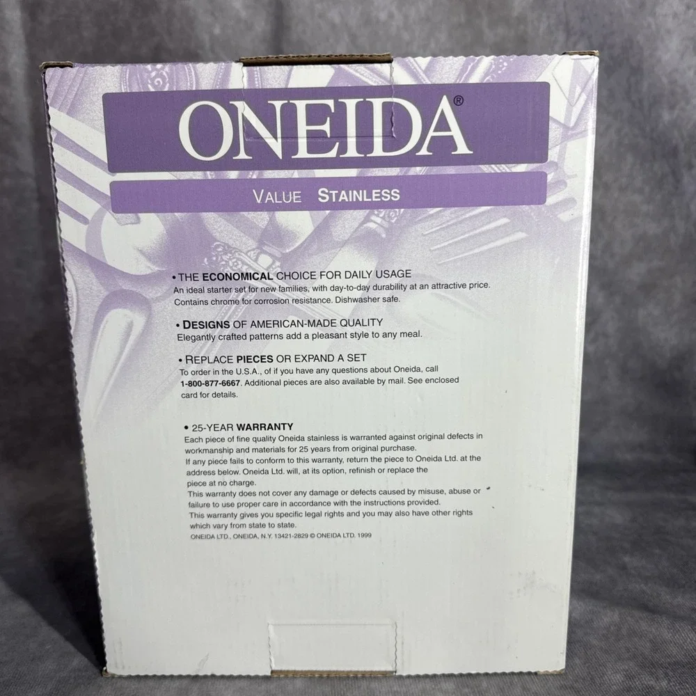 Oneida 20pc‎ Value American Ballad Silverware Set NEW Flatware Fork Spoon Knife